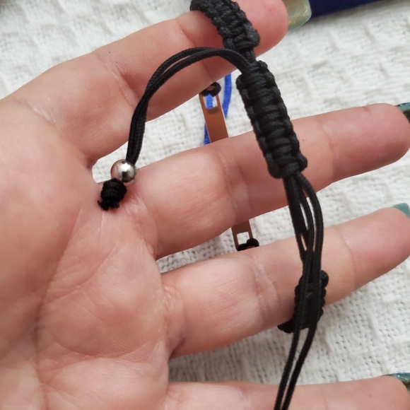 NWT BLM BLACK LIVES MATTER CUSTOM STAINLESS STEEL ADJUSTABLE BRACELET UNISEX - Picture 6 of 7